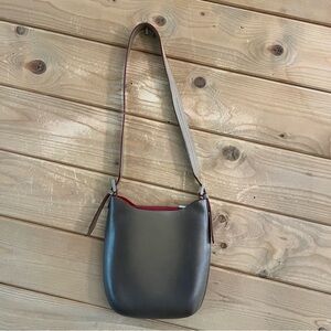 Bally Brown Ombré Mini Bucket Shoulder Bag Leather with Removable Zip Up Lining